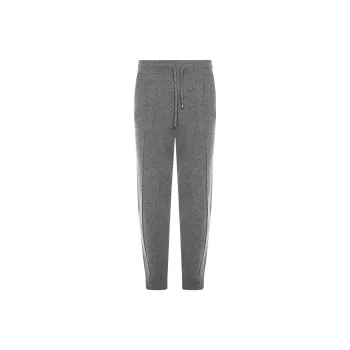 MALO Knitted Sweatpants Men Gray