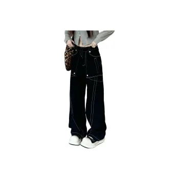 NEVER RULE Jeans Unisex Black