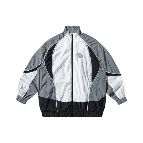 ENSHADOWER vertikalt Tee-shirt Top Coat Unisex White Gray