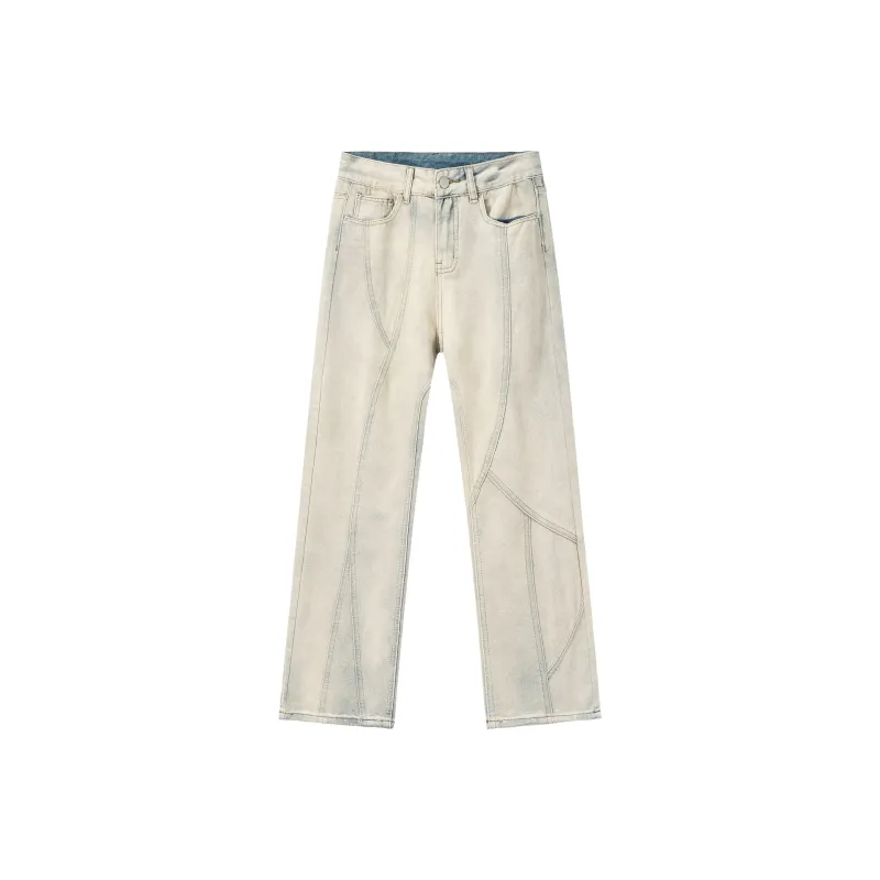 ALCOFM Jeans Unisex Yellow Mud-0
