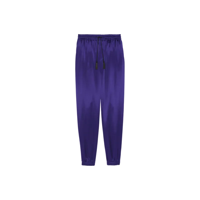 SAINT LAURENT Tapered leg Silk Trousers-0