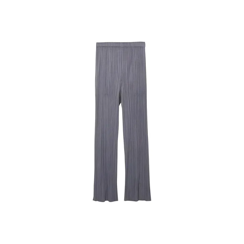 PLEATS PLEASE ISSEY MIYAKE Casual Pants Unisex Gray-0