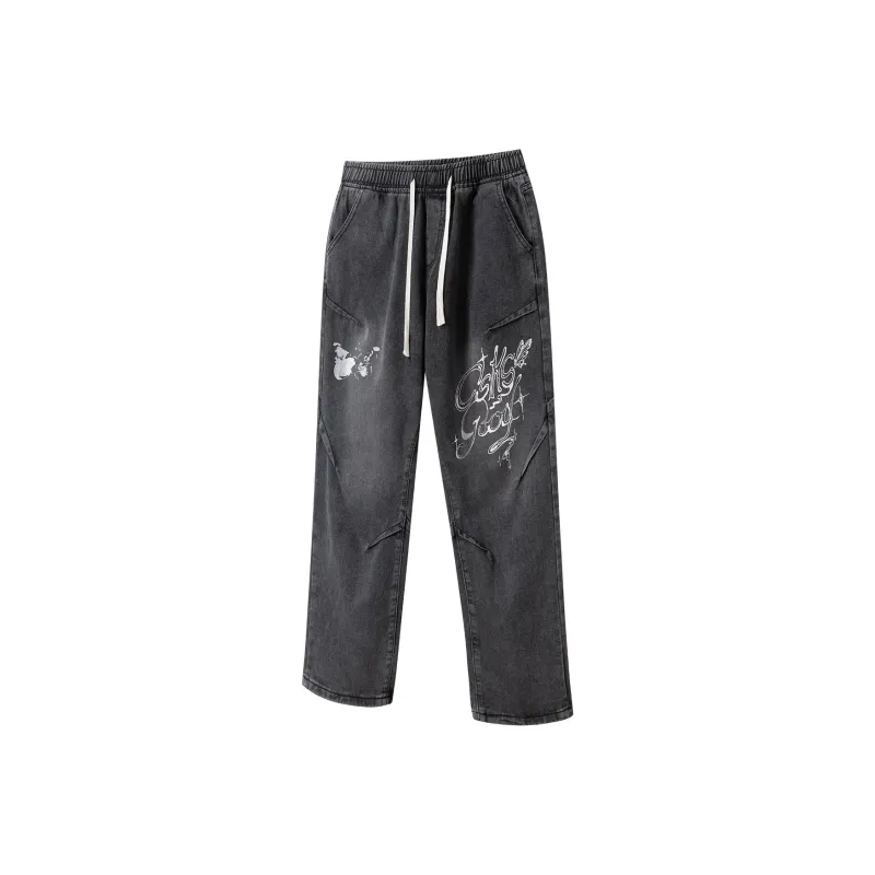 CSKS Jeans Unisex Black Gray Color-0
