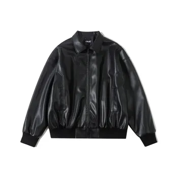 DIMC Leather Jackets Unisex Black