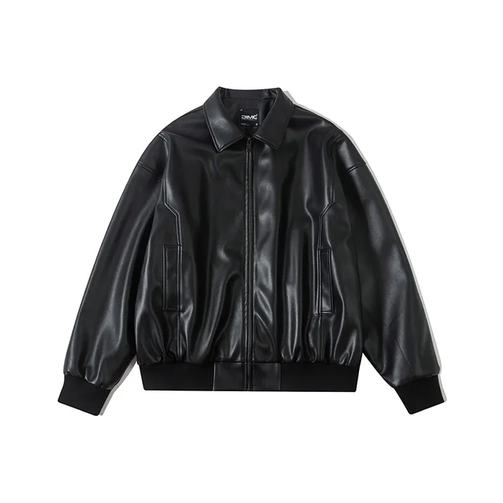 DIMC Leather Jackets Unisex Black-0