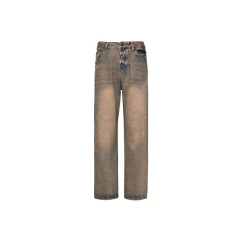 GTRG Jeans Unisex Caramel Brown