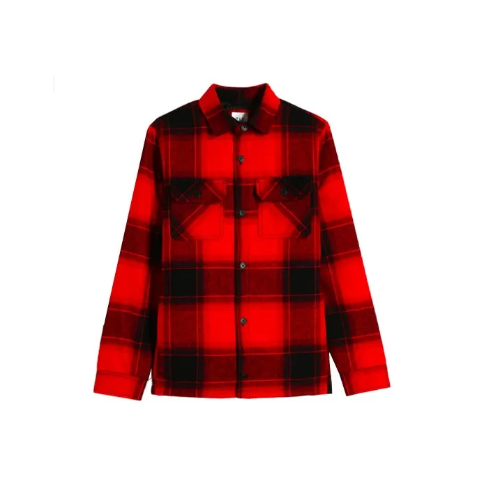 GAP Puffer Jacket Men's Black Red Plaid-0