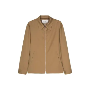 Lanvin Appliqué Logo Wool Jacket