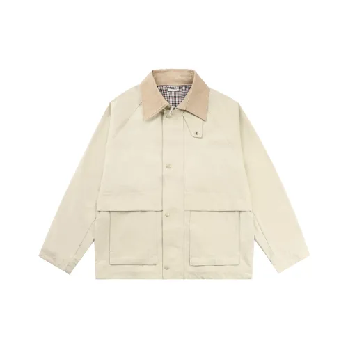 BORDERLESS BDLS Jackets Coats Unisex Beige Apricot