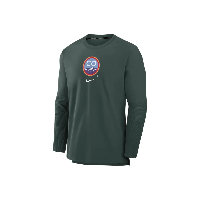 Nike Colorado Rockies Authentic Collection City Connect Player Men's Nike Dri-FIT Mlb Pullover Jacket-0