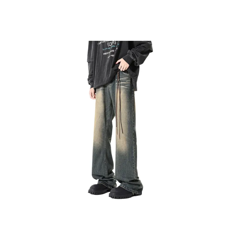 GENT LORE Jeans Unisex Yellow Mud-0