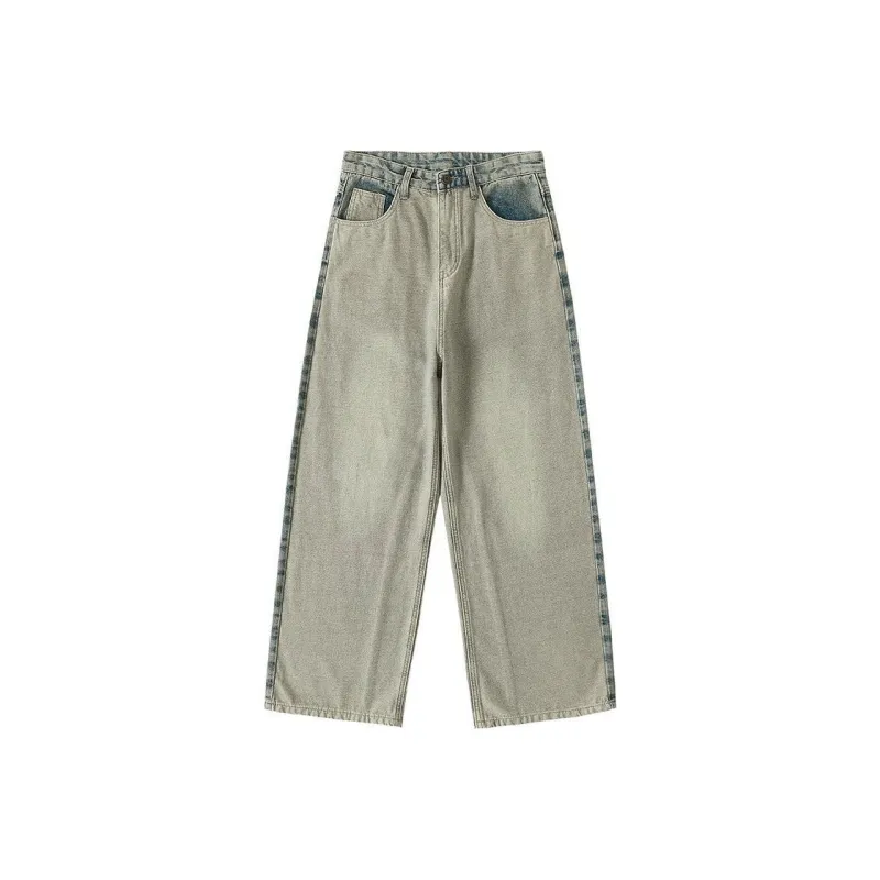 Crying Center Jeans Unisex Vintage Blue-0
