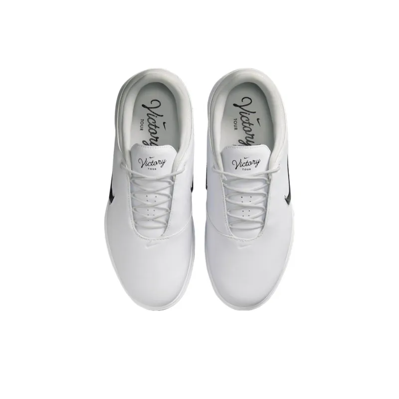 Nike Victory Tour 4 Anti Slip Wear Resistant Low Top Golf Shoes Unisex White-3