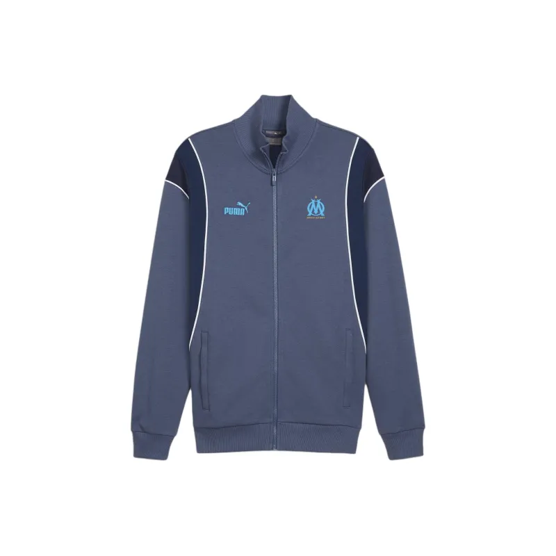 PUMA Olympique De Marseille FtblArchive Jackets Coats Men's Ink Blue-0