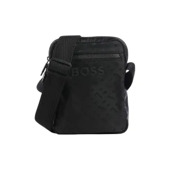 BOSS Polyester Crossbody Bag, Shoulder Bag Men's Black
