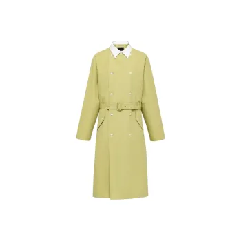 PRADA Trench Coat Men's Light Grass Green