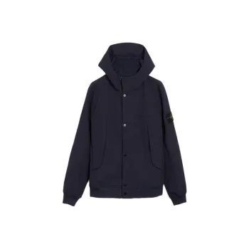 STONE ISLAND Button Up Hooded Jacket