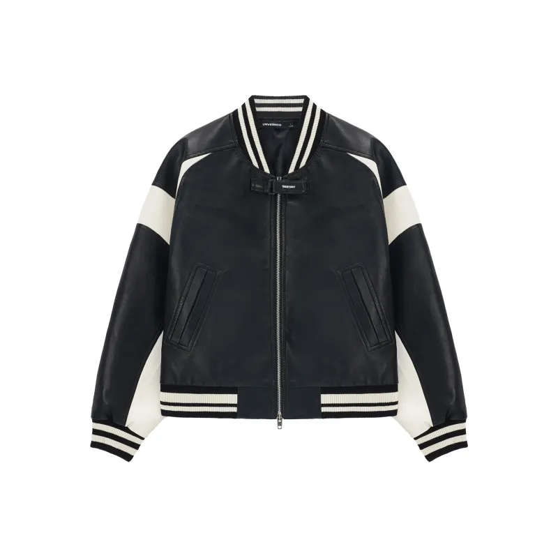 UNVESNO Leather Jackets Unisex-0