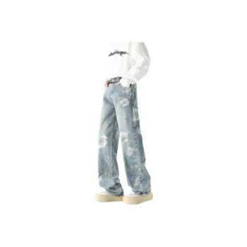 FALIAMS Jeans Unisex Light Blue