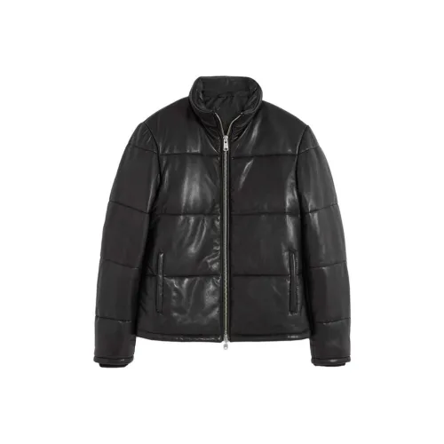 ALLSAINTS Leather Jacket Men's Black