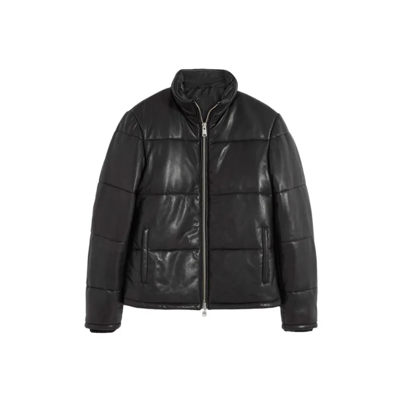 ALLSAINTS Leather Jacket Men's Black-0