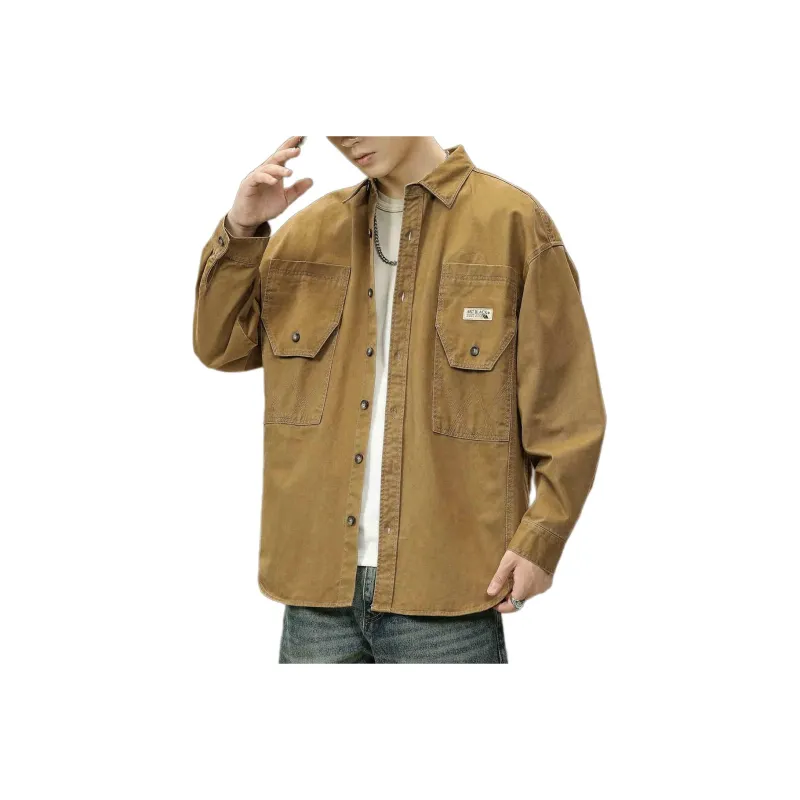 PRPK Spring Fall Jackets & Coats Loose Fit Men's-8