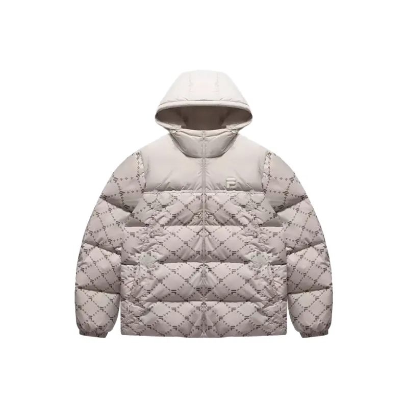 FILA FUSION FOB Down Jacket Unisex Skin Gray-0