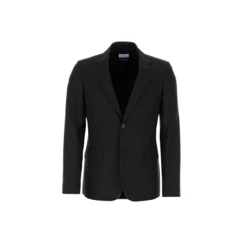 OFF WHITE Single Breasted Long Sleeved Blazer