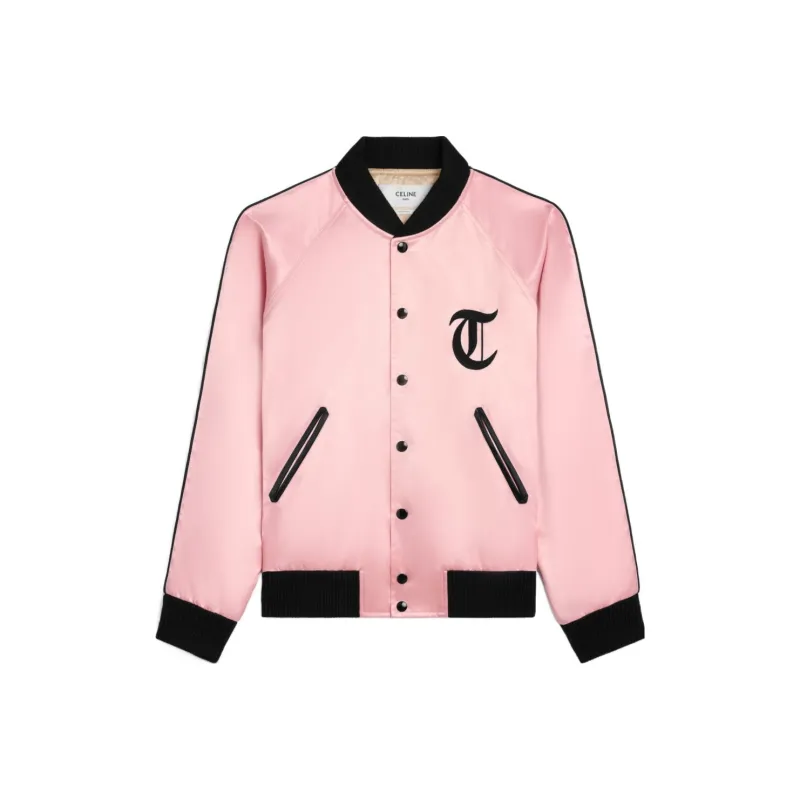 CELINE Troubadour Teddy Jacket In Satin-finish Nylon-0
