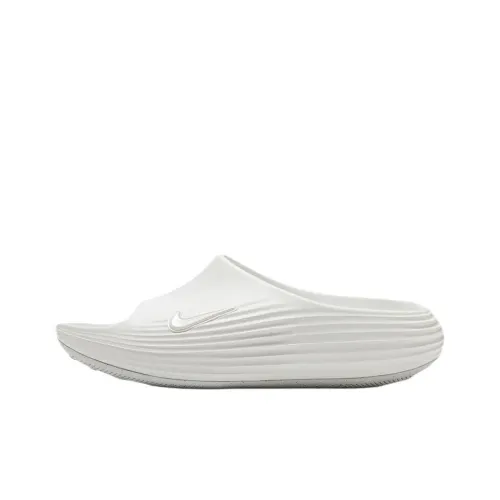 Nike ReactX Rejuven8 Slip Resistant Abrasion Resistant Slide Slippers Women's White