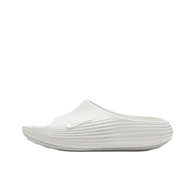 Nike ReactX Rejuven8 Slip Resistant Abrasion Resistant Slide Slippers Women's White-0
