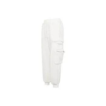 Adidas Originals Teddy Cargo Knitted Sweatpants Unisex Bright White