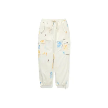 714STREET Cargo Pants Unisex Ecru