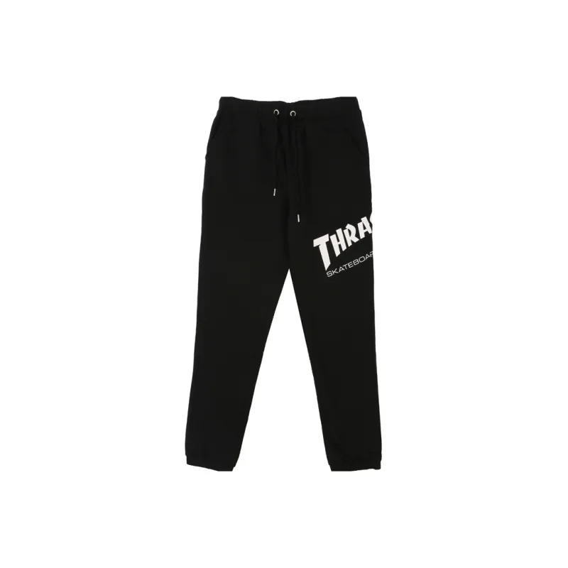 Thrasher Jogger Sports Pants Japan Version Unisex Black-0