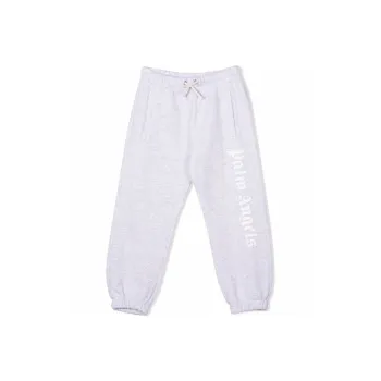 PALM ANGELS Knitted Sweatpants Kids Gray