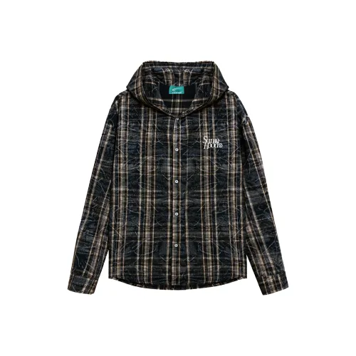 SIMPLE RIMLESS/SRME Clean Fit Shirt Jackets & Coats Unisex