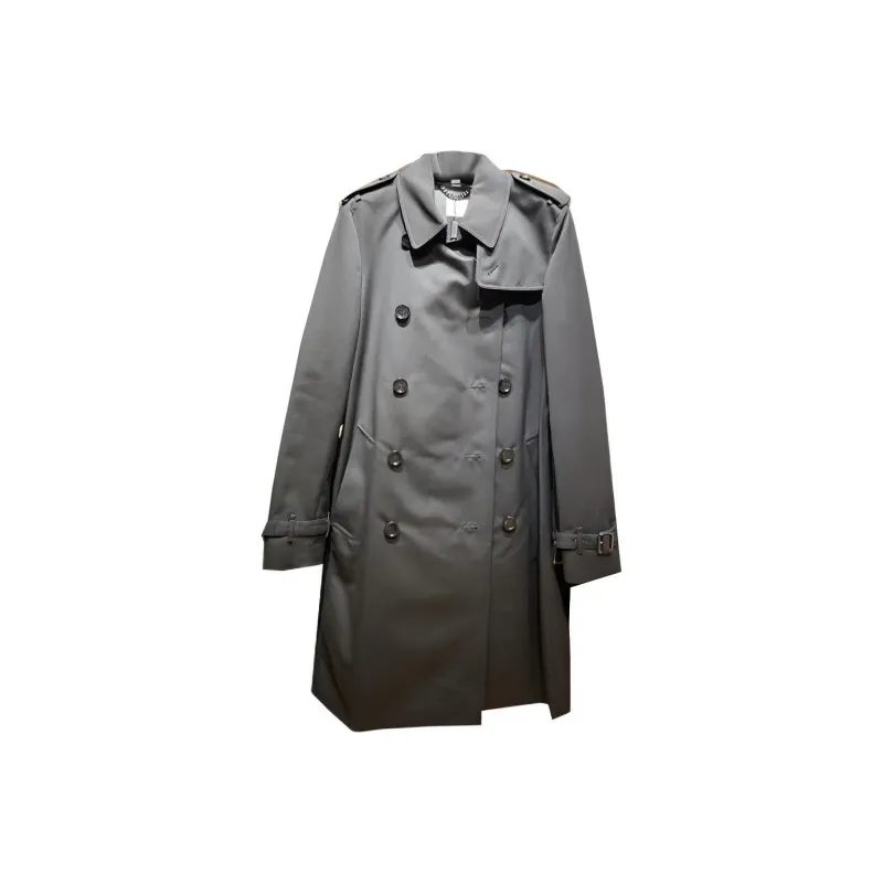 Burberry Trench Coat Men's Black-0