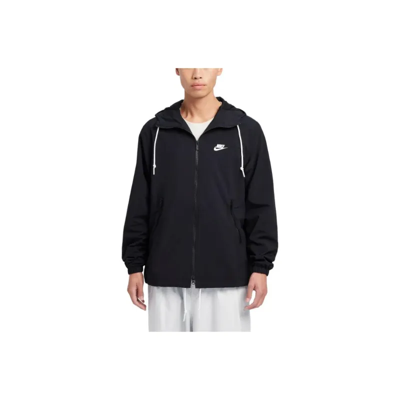 Nike Clubwoven Jacket Men's Black/White-0