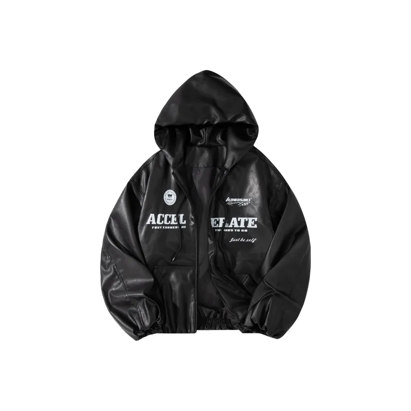 Kawasaki Jackets Coats Unisex Black-0