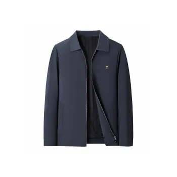PIERRE CARDIN Jackets Coats Men's Upper Cyan