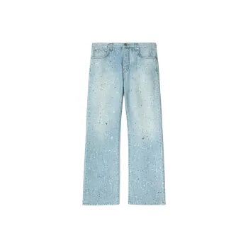 OFF WHITE Paint Relaxed Jeans