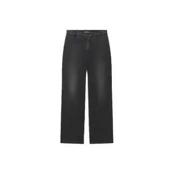 Balenciaga Worn Out Cotton Knit Trousers