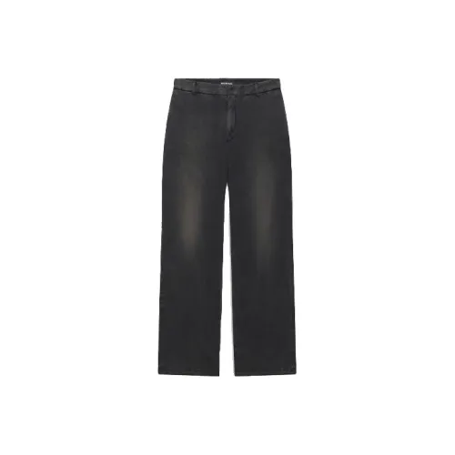 Balenciaga Worn Out Cotton Knit Trousers