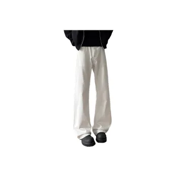 Aolx Jeans Unisex White