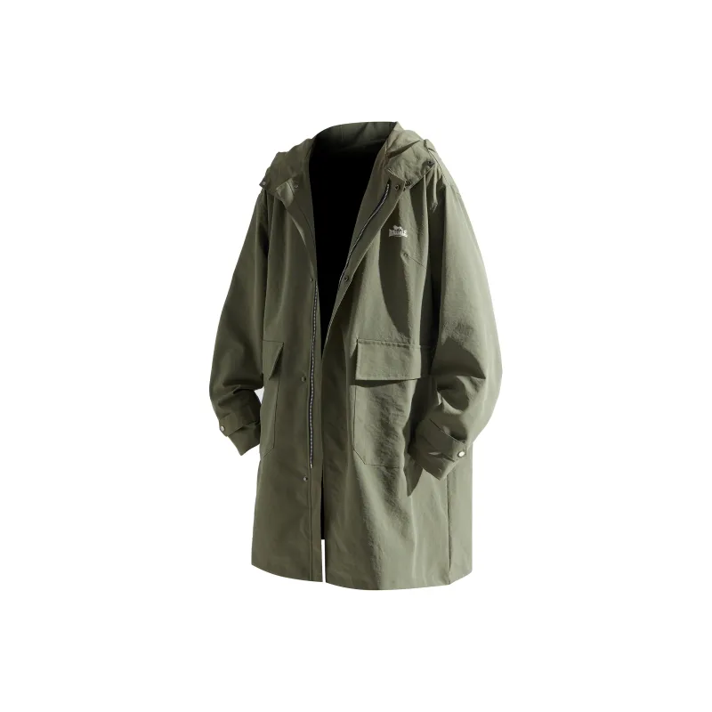 LONSDALE Trench Coats Unisex-5