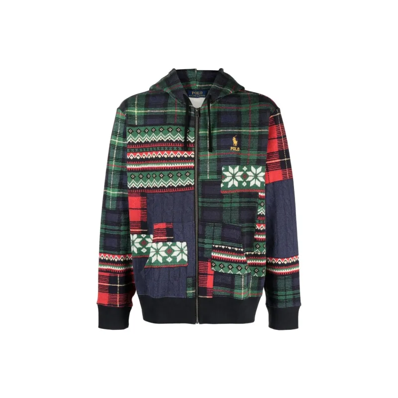 Polo Ralph Lauren Patchwork Cotton Hooded Jacket-0