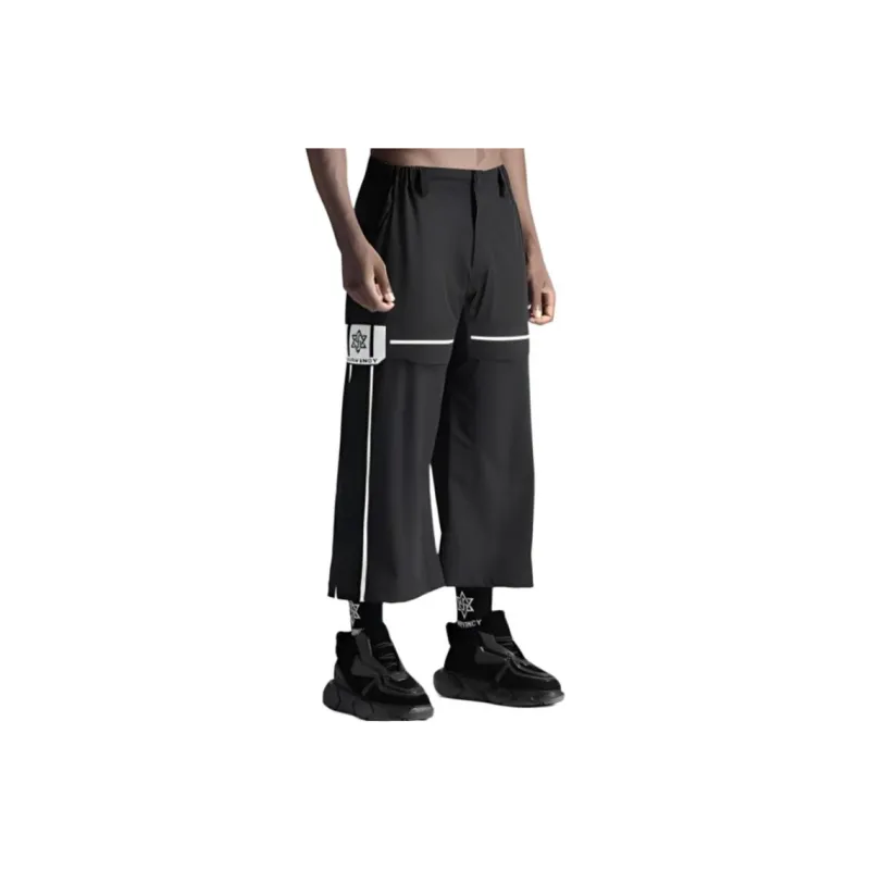 NORVINCY Western Outdoor Cycling Casual Pants Unisex Black-0
