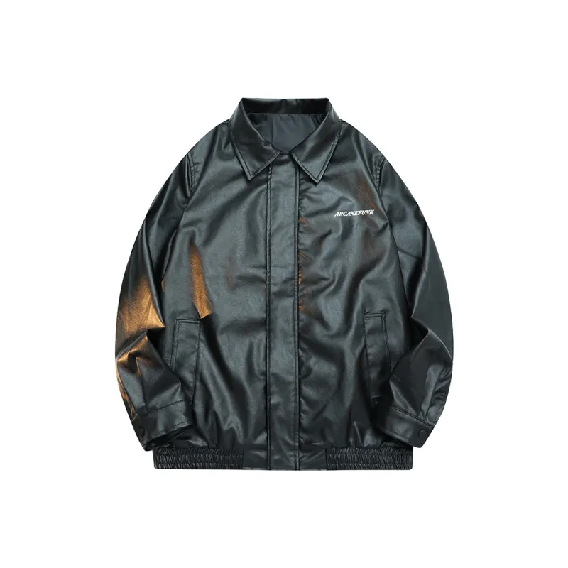 ARCANEFUNK Leather Jacket Unisex-0