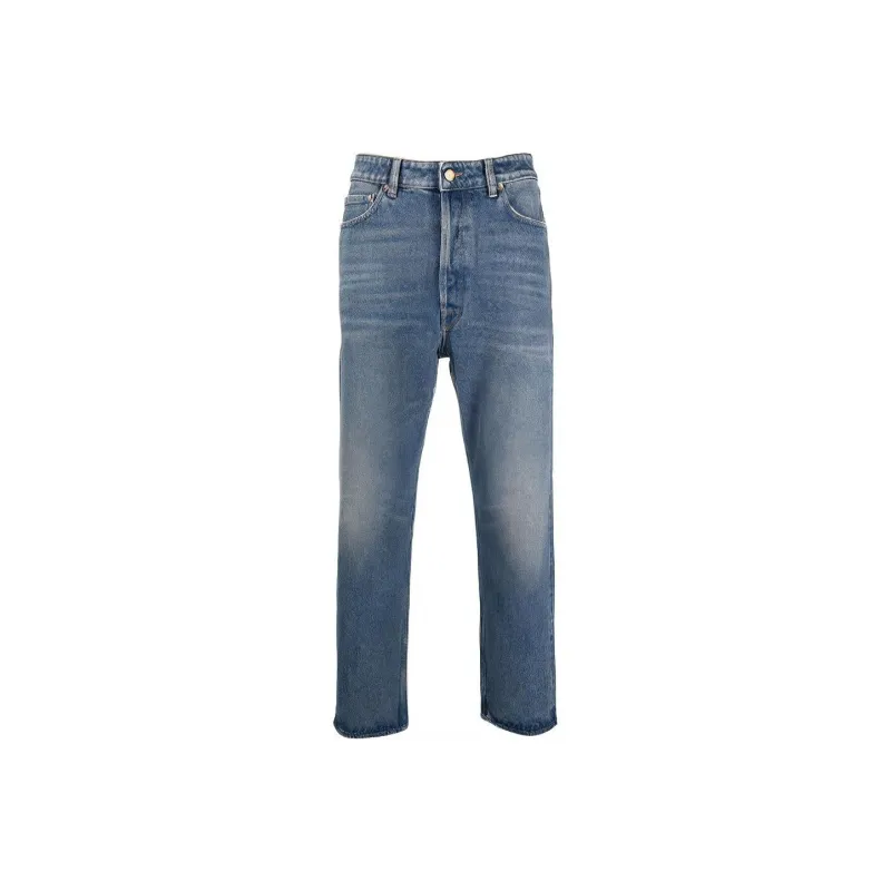 Golden Goose Washed Effect Straight Leg Jeans-0