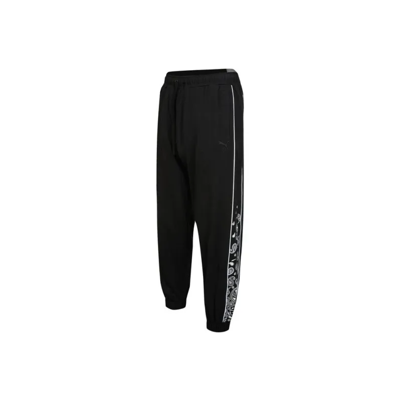 PUMA FW22 Knitted Sports Pants Unisex Black-0